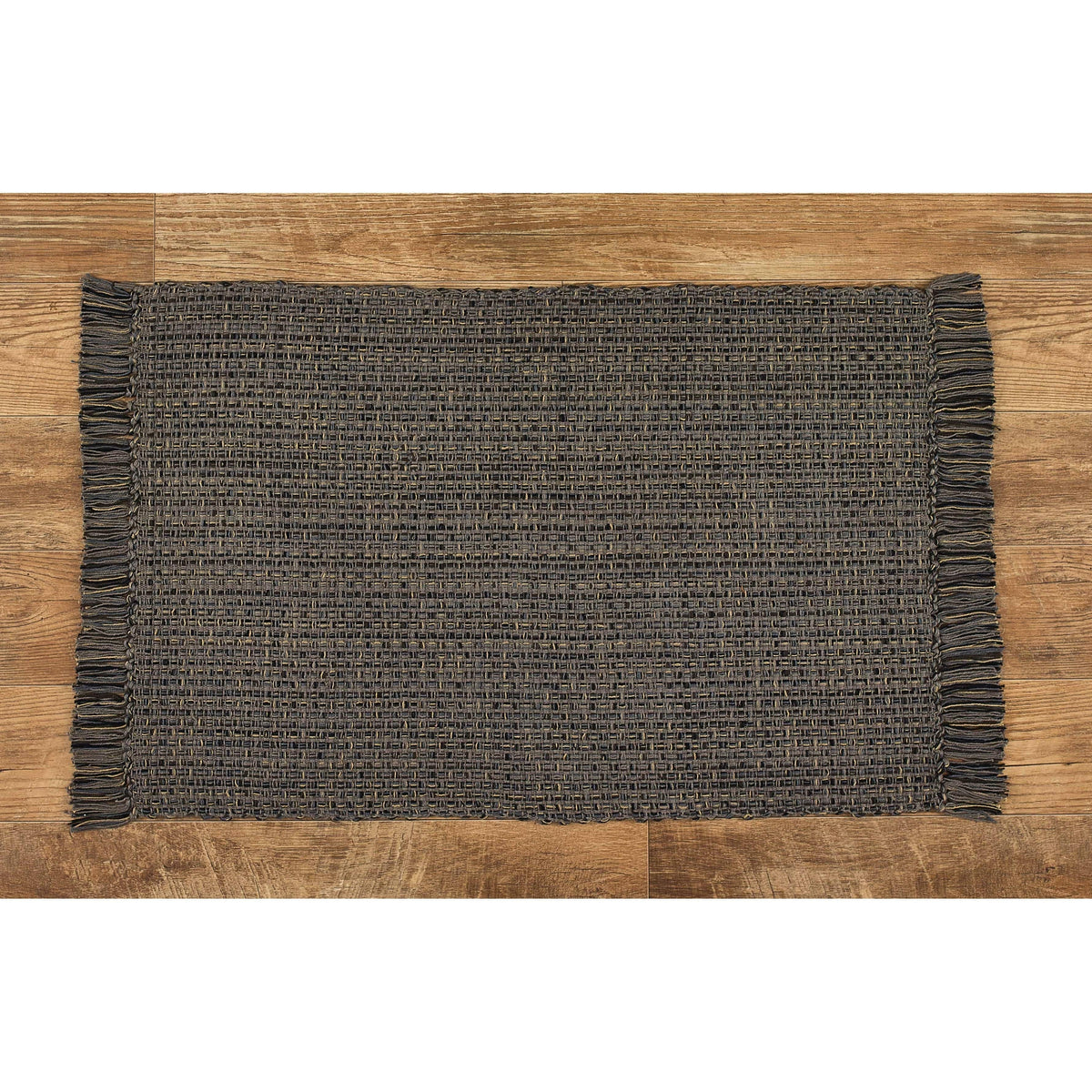 Tweed In Charcoal Yarn Rug 24&quot; x 36&quot; Rectangle-Park Designs-The Village Merchant