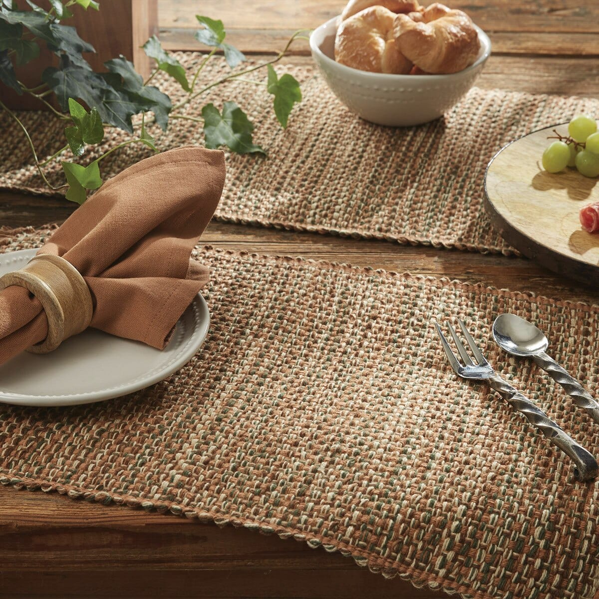 Park Designs Tweed in Ginger Napkin Set of 2