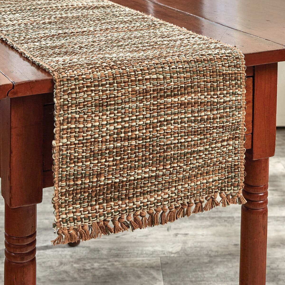 Tweed in Ginger Table Runner 54" Long