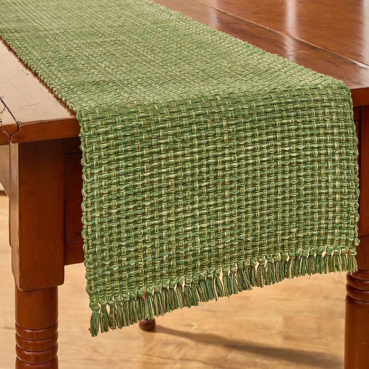 Park Designs Table Runner Tweed in Loden Green Table Runner 54" Long