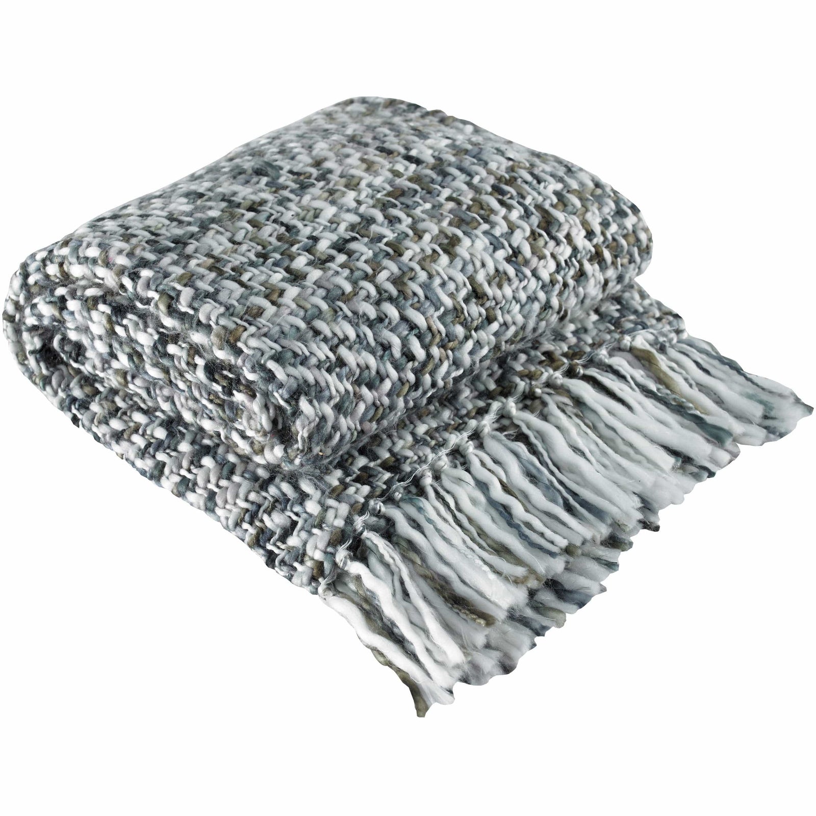 Twill Multi Mineral (Gray & Black) throw-Park Designs-The Village Merchant