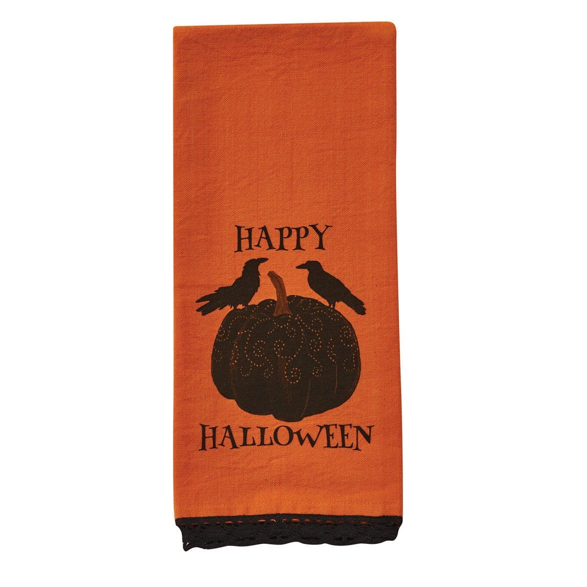Two Crows and Pumpkins Dishtowel-Park Designs-The Village Merchant