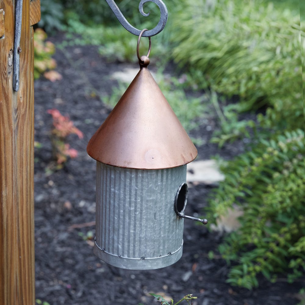 Two-Tone Silo Birdhouse