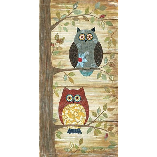 Two Wise Owls By Annie La Point Art Print - 9 X 18-Penny Lane Publishing-The Village Merchant