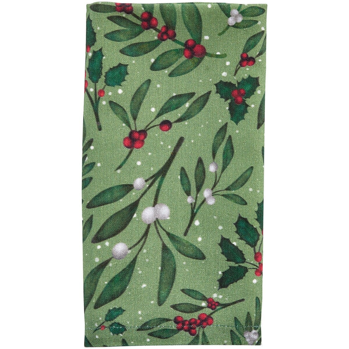 Under The Mistletoe Printed Napkin Set of 2