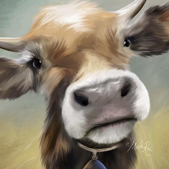 Up Close Moomoo By Marla Rae Art Print - 12 X 12-Penny Lane Publishing-The Village Merchant