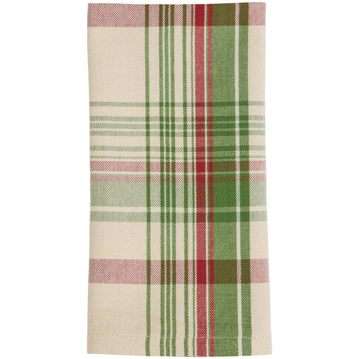 Up On The Housetop Plaid Napkin Set of 2
