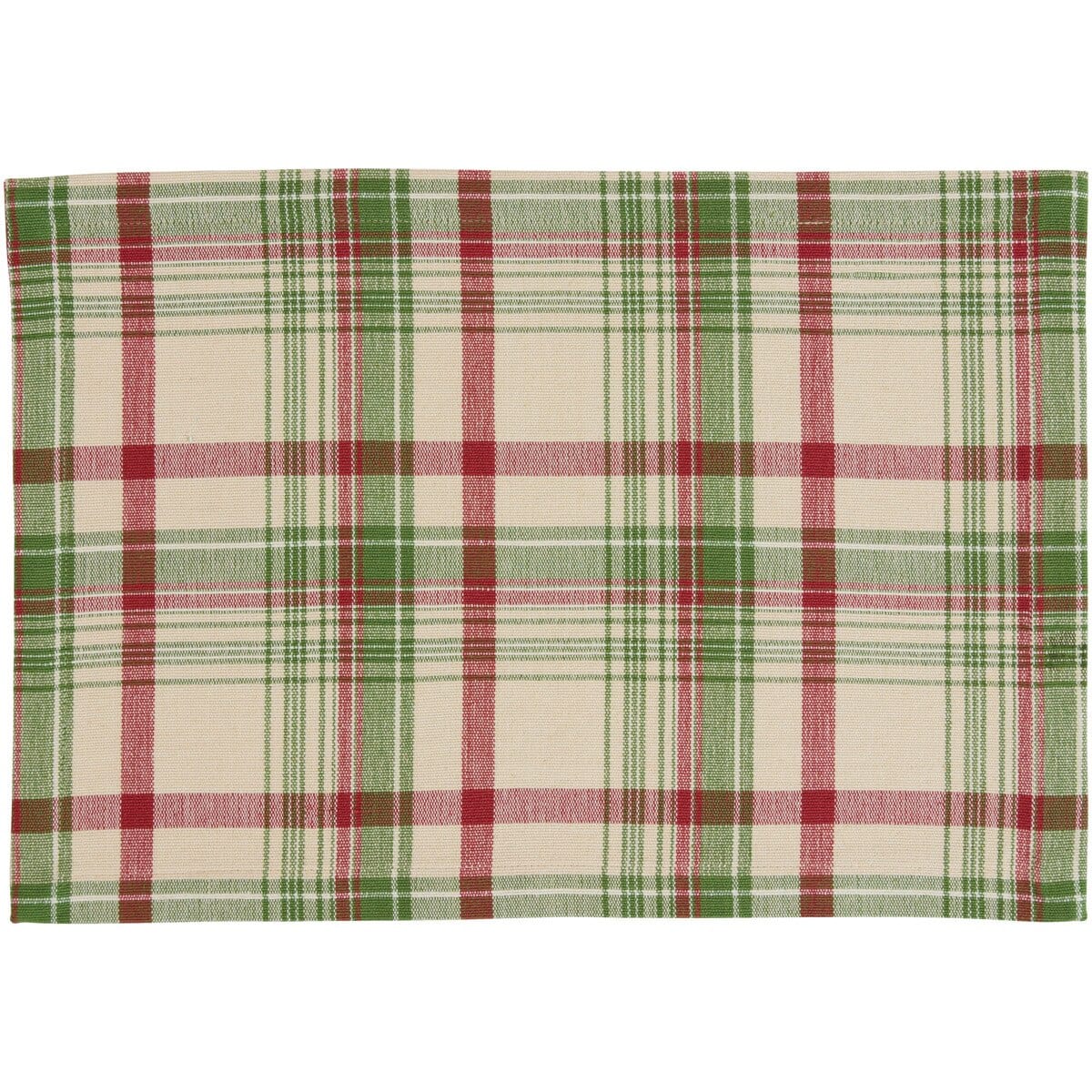 Up On The Housetop Plaid Placemat Set of 2