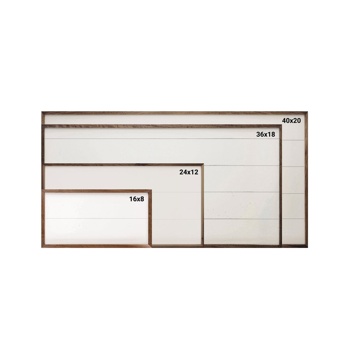 USA Flag Words White Printed and Framed Wall Sign