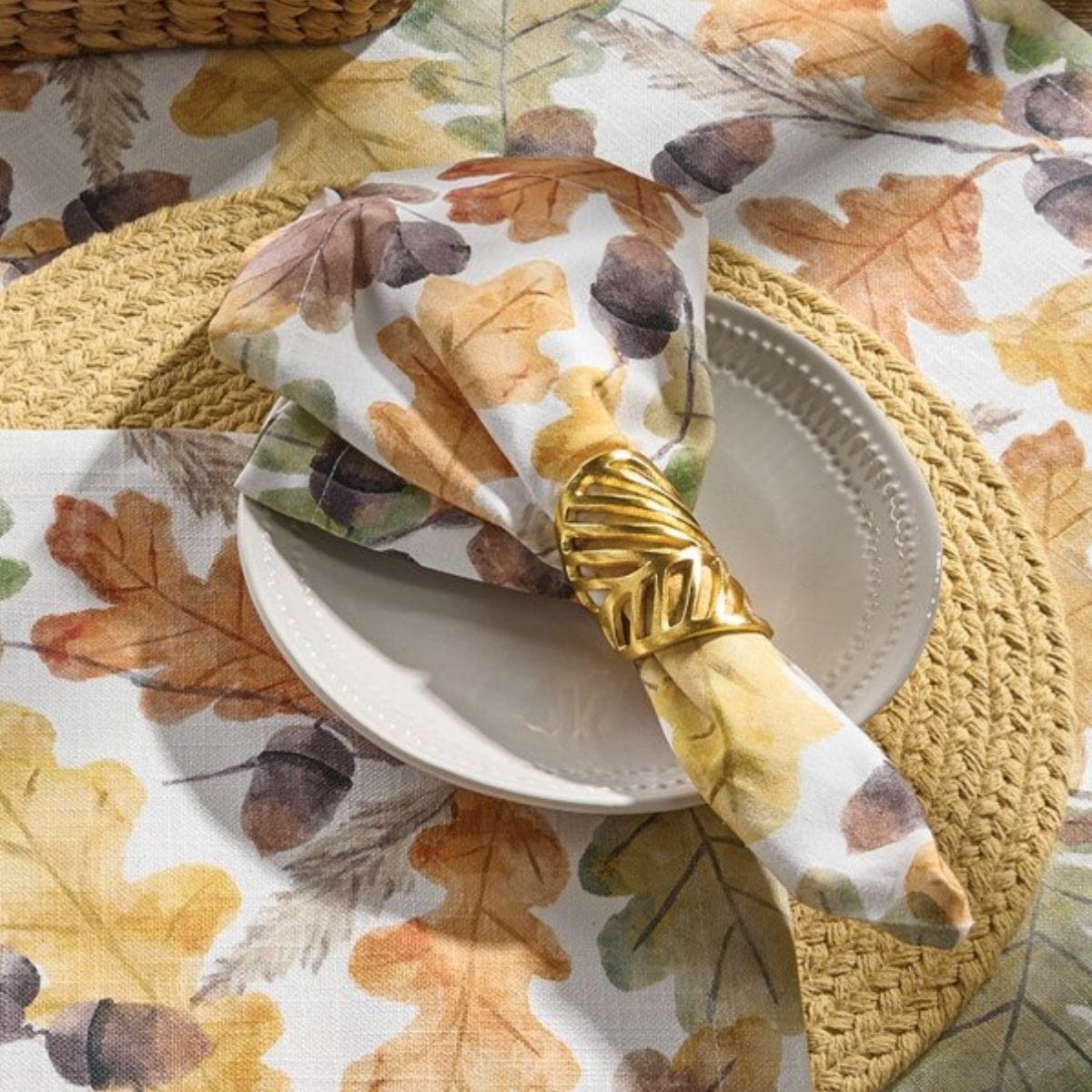 Valley Oak Printed Napkin Set of 2