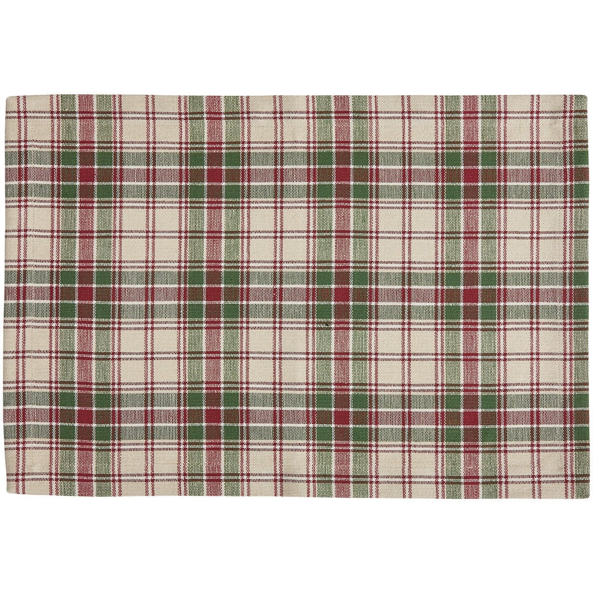 Village Christmas Plaid Placemat