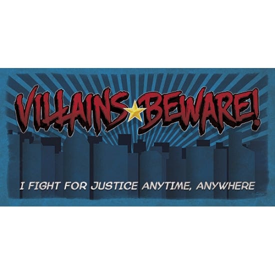 Villians Beware By Lauren Rader Art Print - 9 X 18-Penny Lane Publishing-The Village Merchant