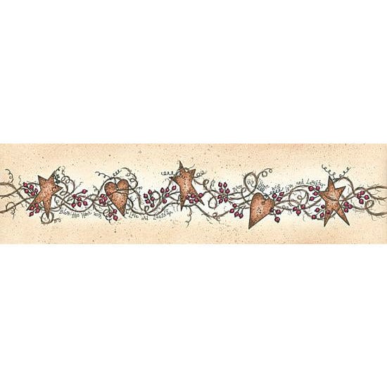 Penny Lane Publishing Viney Tin Row By Linda Spivey Art Print - 5 X 20