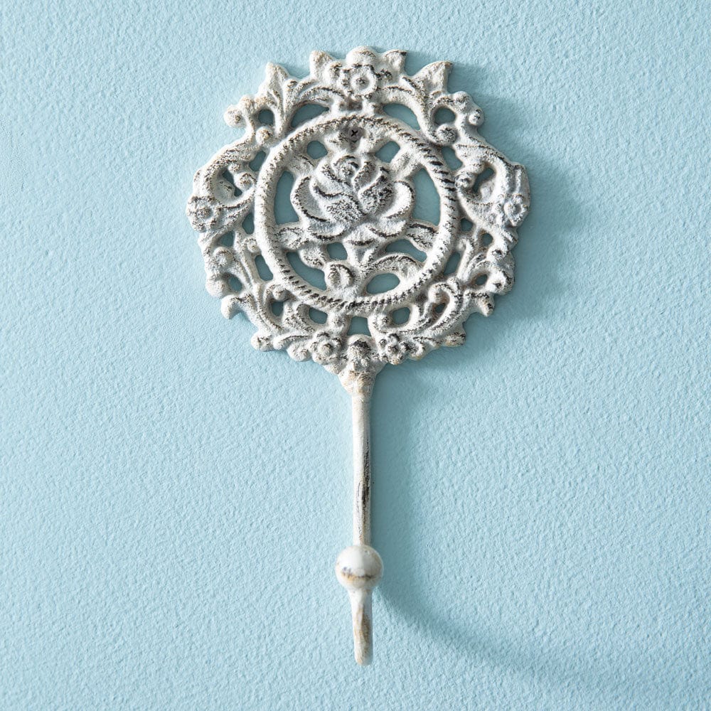 Vintage Rose Filigree Decorative Hook Single Hook