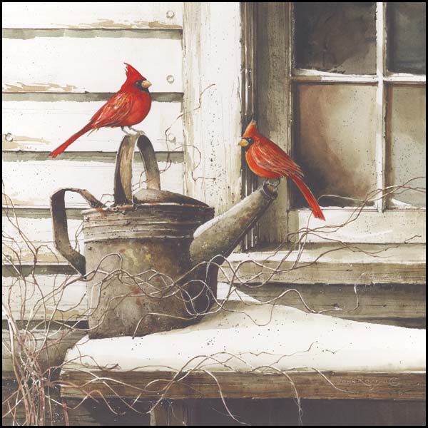 Waiting For Spring By John Rossini Art Print - 12 X 12-Penny Lane Publishing-The Village Merchant