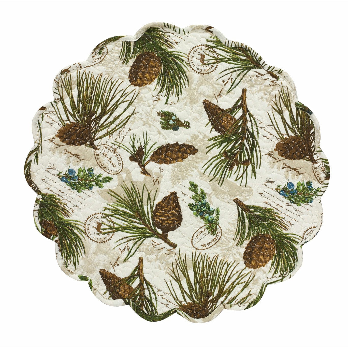 Walk In The Woods Placemat Round-Park Designs-The Village Merchant
