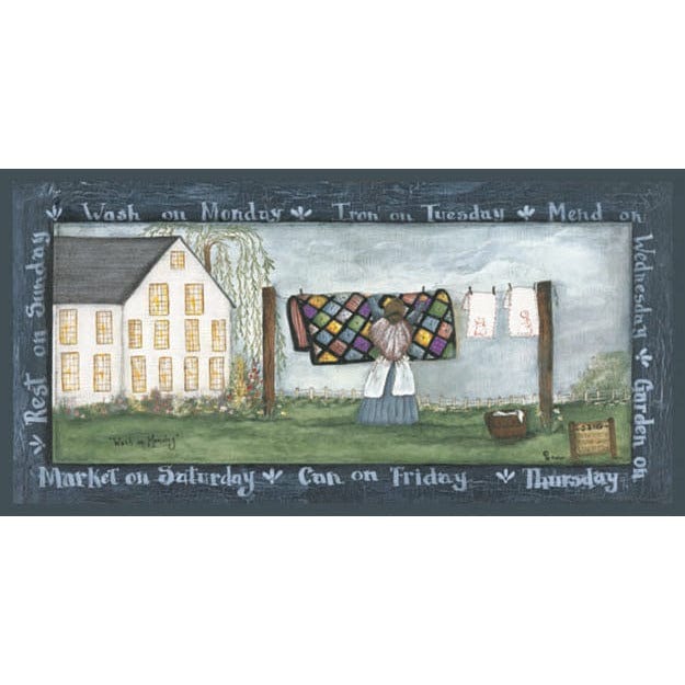 Wash On Monday By Pat Fischer Art Print - 5 X 10-Penny Lane Publishing-The Village Merchant
