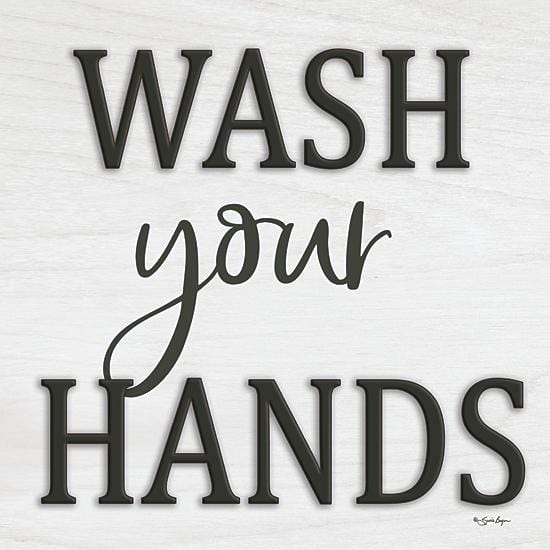 Wash Your Hands By Susie Boyer Art Print - 12 X 12-Penny Lane Publishing-The Village Merchant