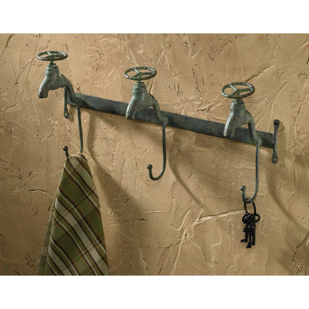 Water Faucet Decorative Hook 3 Hooks-Park Designs-The Village Merchant