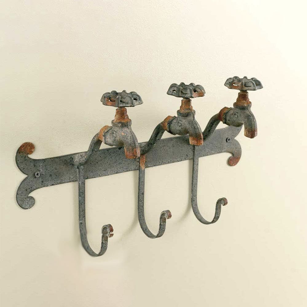 Water Faucet Wall Decorative Hook 3 Hooks