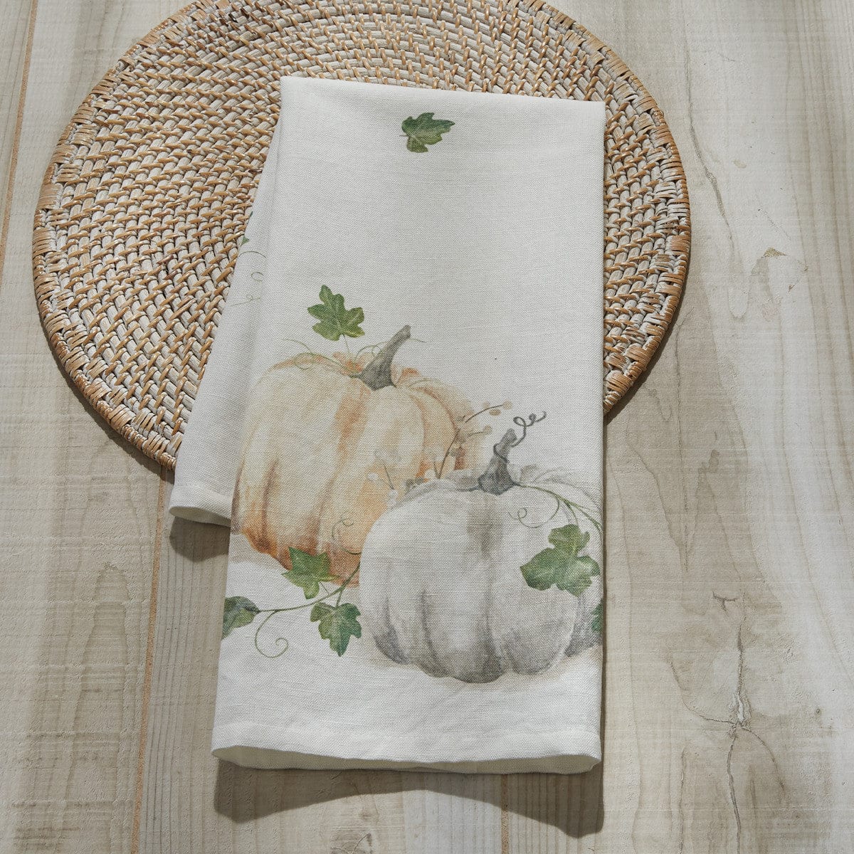 Watercolor Pumpkin Printed Decorative Towel-Park Designs-The Village Merchant