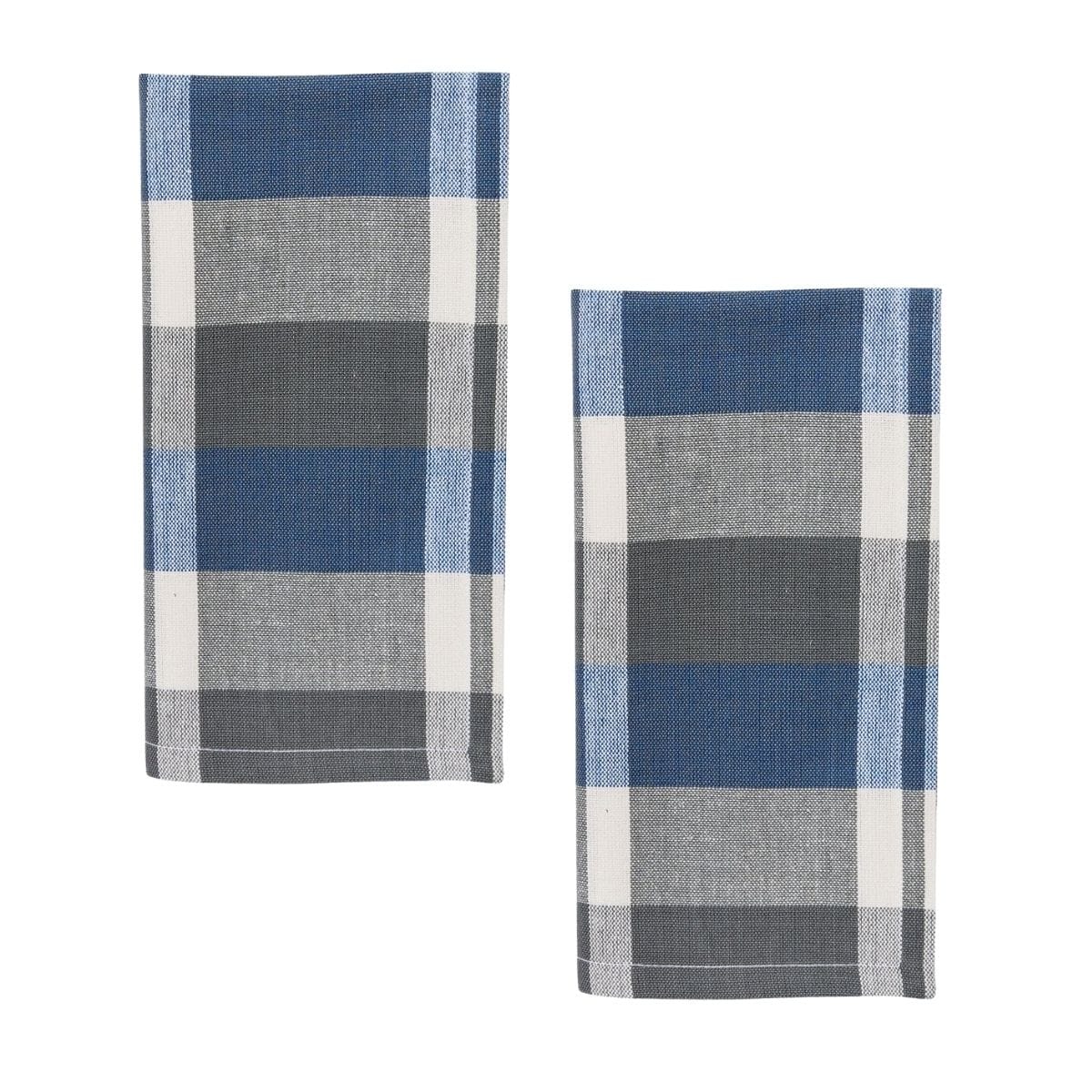 Park Designs Napkins Waters Edge Plaid Napkin Set of 2