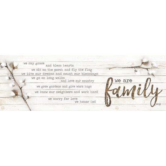 We Are Family By Marla Rae Art Print - 12 X 36-Penny Lane Publishing-The Village Merchant