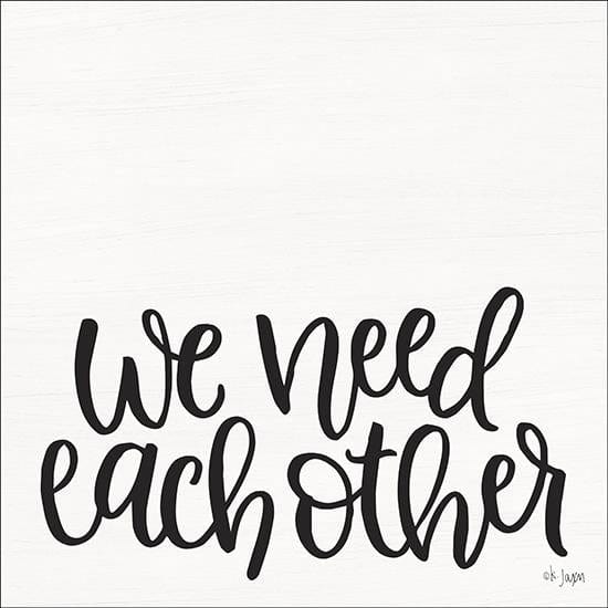 We Need Each Other By Jaxn Blvd Art Print - 12 X 12-Penny Lane Publishing-The Village Merchant