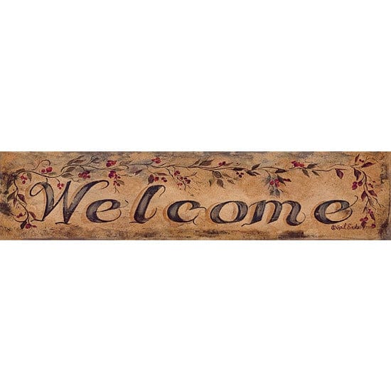 Welcome By Gail Eads Art Print - 4 X 18-Penny Lane Publishing-The Village Merchant