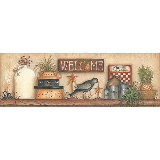 Welcome By Mary Ann June Art Print - 12 X 36-Penny Lane Publishing-The Village Merchant