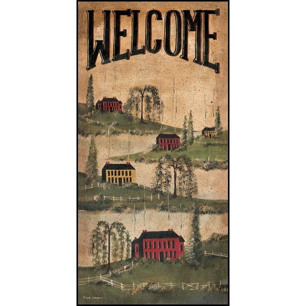 Welcome By Michaela Schrader Art Print - 8 X 16-Penny Lane Publishing-The Village Merchant