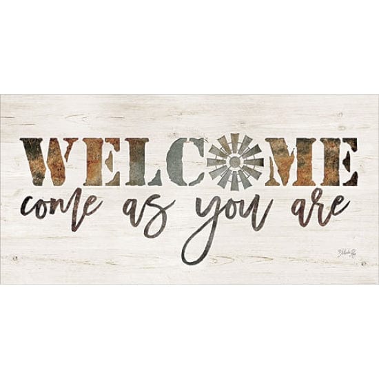 Penny Lane Publishing Welcome Come As You Are By Marla Rae Art Print - 12 X 24