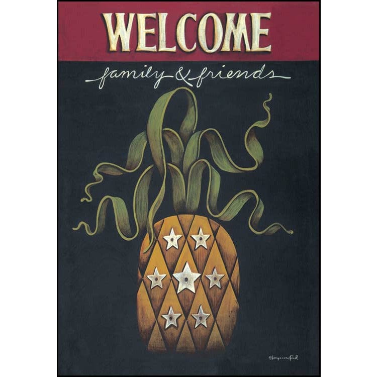 Welcome Family And Friends By Tonya Crawford Art Print - 12 X 12-Penny Lane Publishing-The Village Merchant