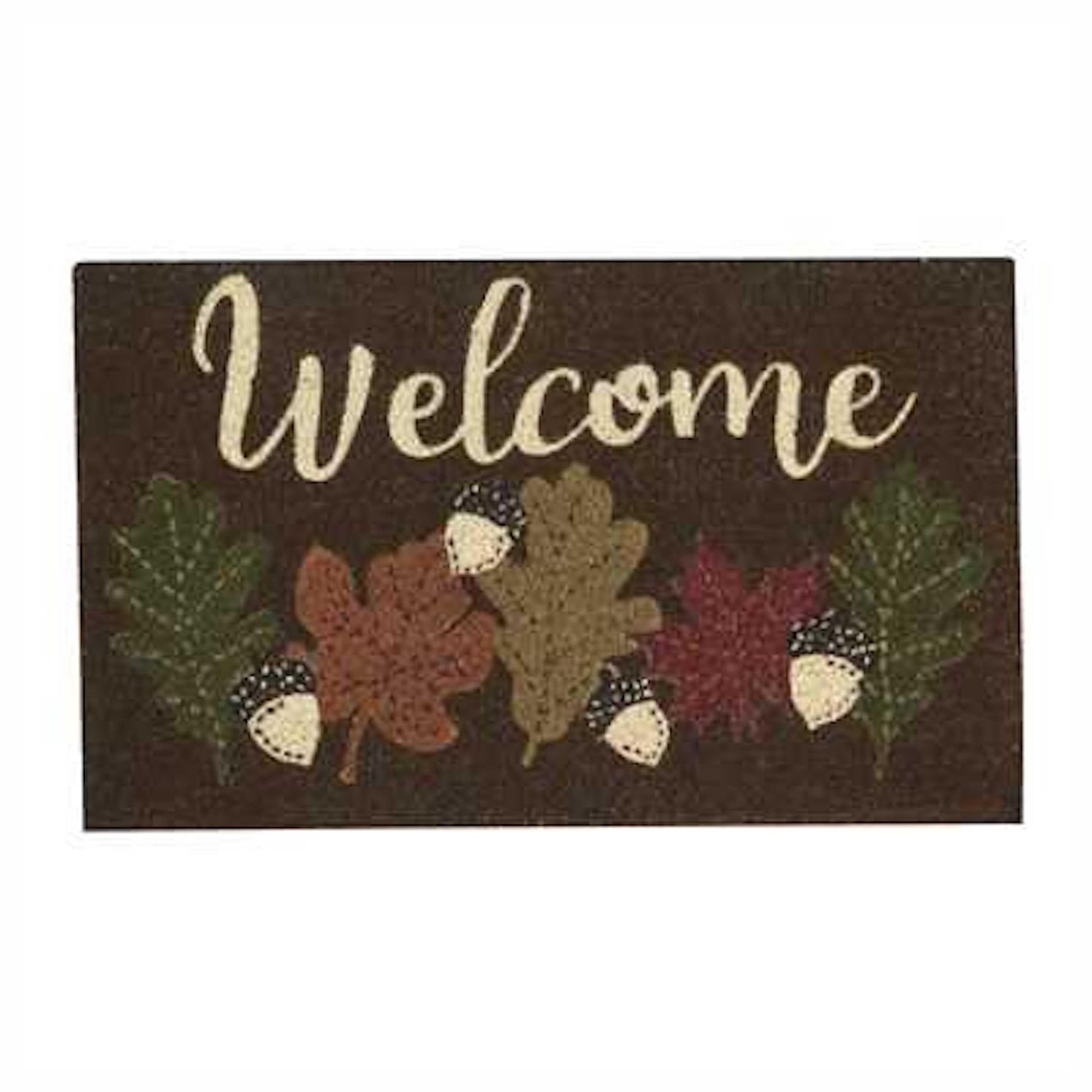 Welcome Leaves Doormat-Park Designs-The Village Merchant