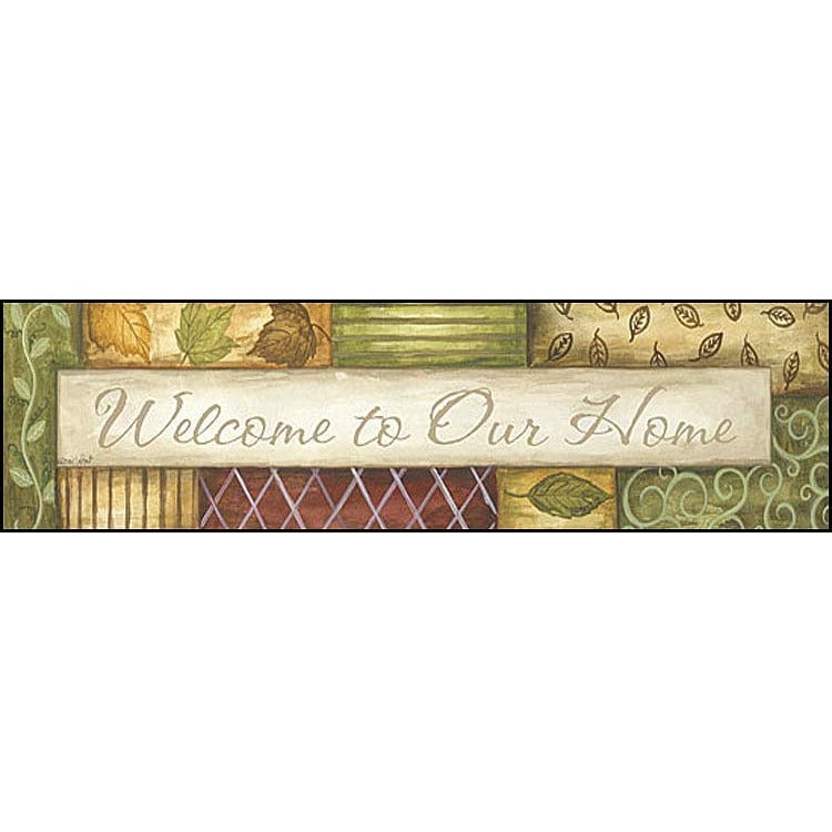 Welcome To Our Home By Annie La Point Art Print - 6 X 24-Penny Lane Publishing-The Village Merchant