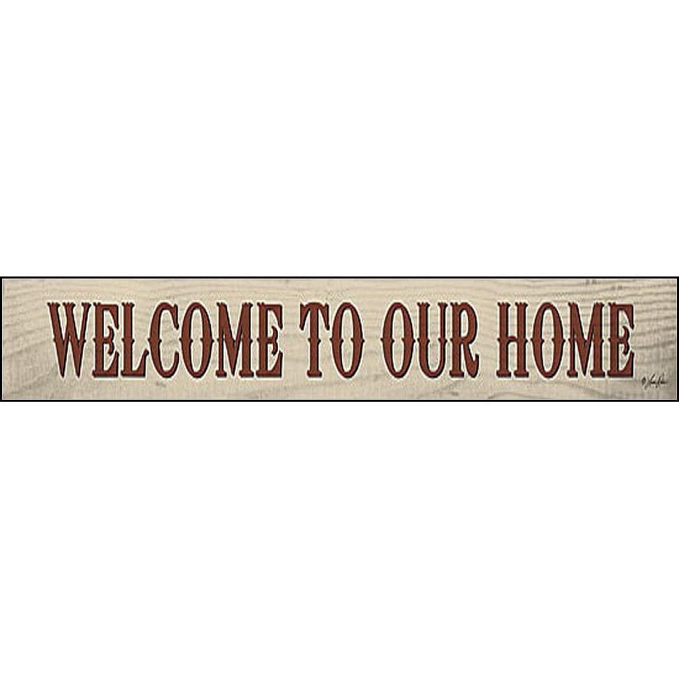 Welcome To Our Home By Lauren Rader Art Print - 4 X 36-Penny Lane Publishing-The Village Merchant