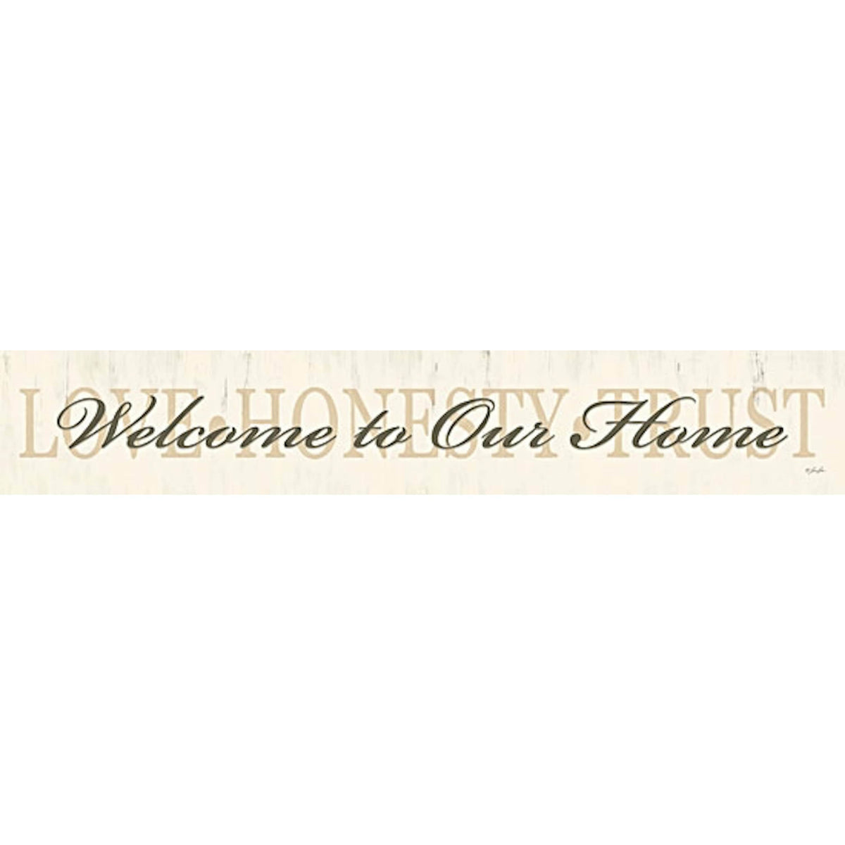 Welcome To Our Home By Lauren Rader Art Print - 6 X 36-Penny Lane Publishing-The Village Merchant