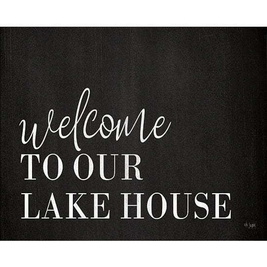 Penny Lane Publishing Welcome To Our Lake House By Jaxn Blvd Art Print - 12 X 18