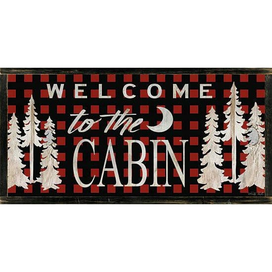 Welcome To The Cabin By Cindy Jacobs Art Print - 12 X 24-Penny Lane Publishing-The Village Merchant