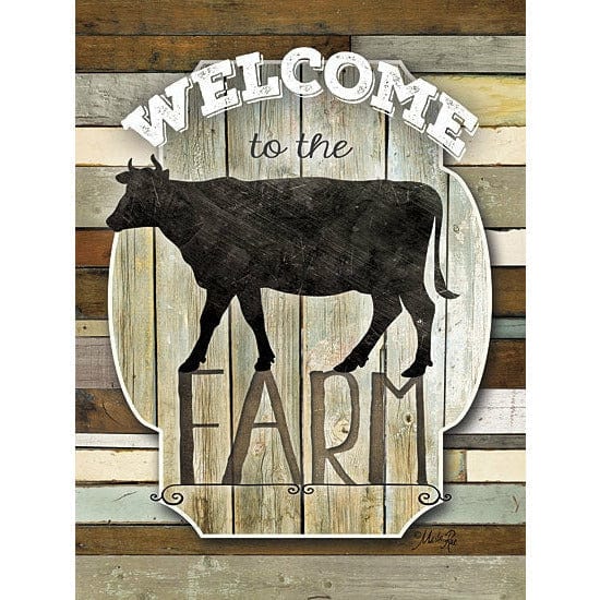 Penny Lane Publishing Welcome To The Farm By Marla Rae Art Print - 12 X 16