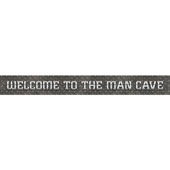 Penny Lane Publishing Welcome To The Man Cave By Lauren Rader Art Print - 4 X 36