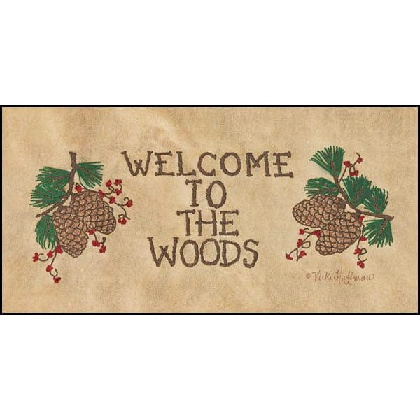 Welcome To The Woods By Vicki Huffman Art Print - 8 X 16-Penny Lane Publishing-The Village Merchant