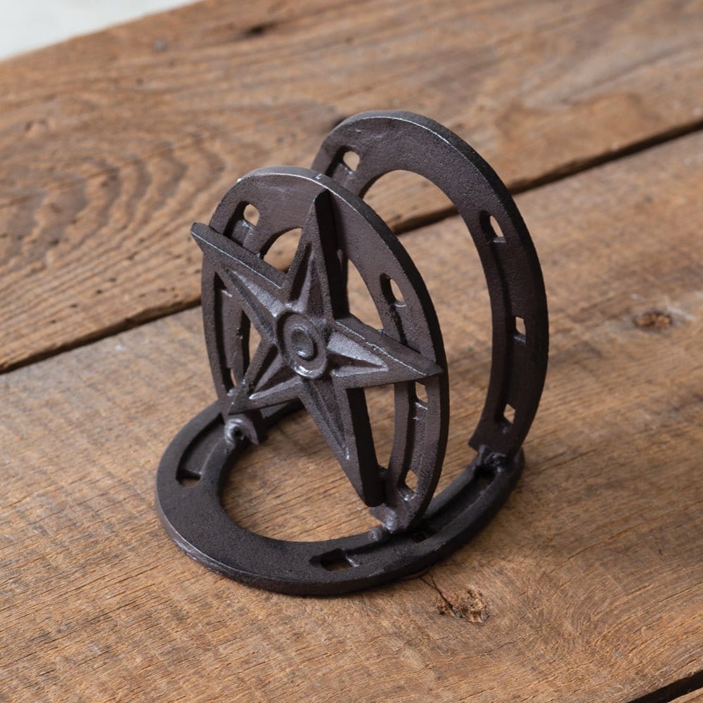 Western Cast Iron Napkin Holder-CTW Home-The Village Merchant