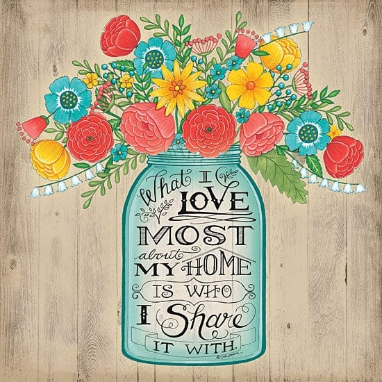 What I Love Most By Deb Strain Art Print - 12 X 12-Penny Lane Publishing-The Village Merchant