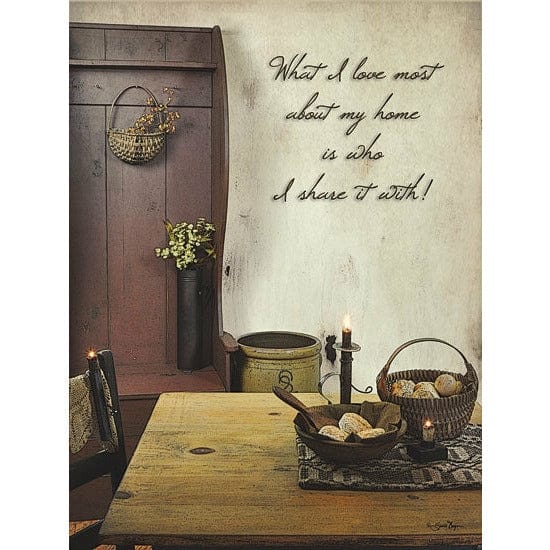 What I Love Most By Susie Boyer Art Print - 12 X 16-Penny Lane Publishing-The Village Merchant