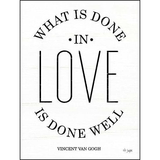 What Is Done In Love By Jaxn Blvd Art Print - 12 X 16-Penny Lane Publishing-The Village Merchant