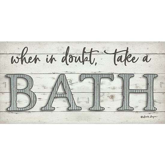 When In Doubt Take A Bath By Susie Boyer Art Print - 9 X 18-Penny Lane Publishing-The Village Merchant