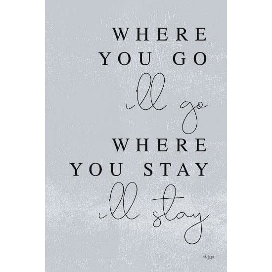 Penny Lane Publishing Where You Go By Jaxn Blvd Art Print - 12 X 18
