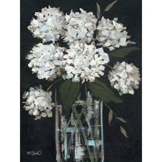 Penny Lane Publishing White Hydrangeas I By Kate Sherrill Art Print - 12 X 16