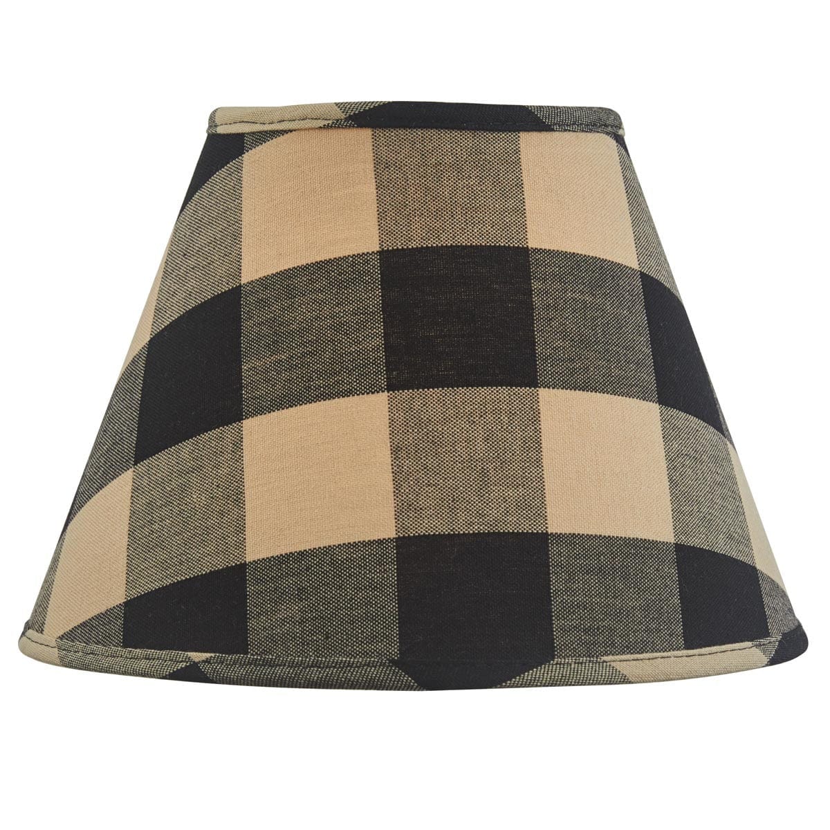 Wicklow Check in Black Fabric Lamp Shade - 3 Sizes